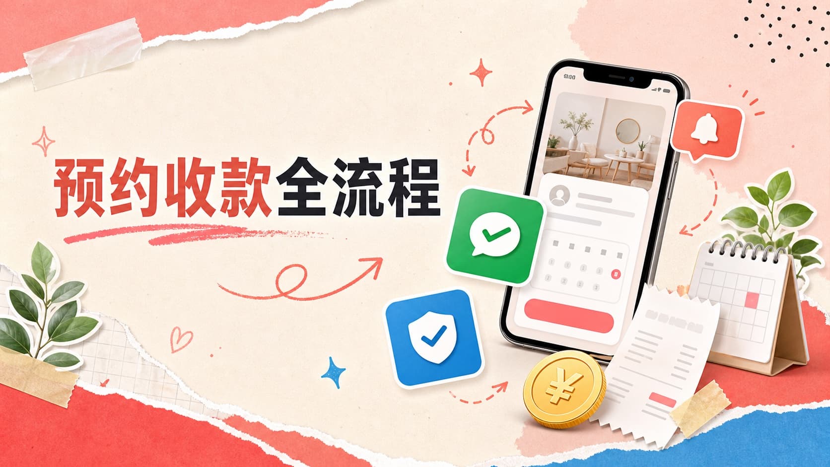 微信支付宝预约收款：定金、支付与核销流程